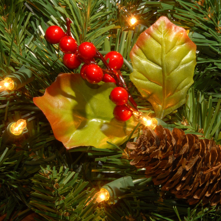 108'' in. Lighted Faux Garland & Reviews Joss & Main